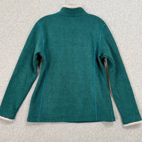 Kuhl Alaska Sweater Size L 1/4 Zip Knit Pullover Sherpa Outdoor Trail Gorpcore - Picture 6 of 16
